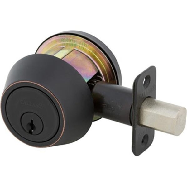 Callan Callan2 G2KA2007 Grade 2 Single Cylinder Deadbolt; Edged Bronze G2KA2007